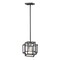 Z-Lite Titania 1 Light Mini Pendant, Black 454MP-BK-BN - alternate 4